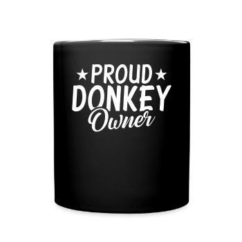 Donkey Lover Gifts - Tasse einfarbig - Schwarz - Vorne