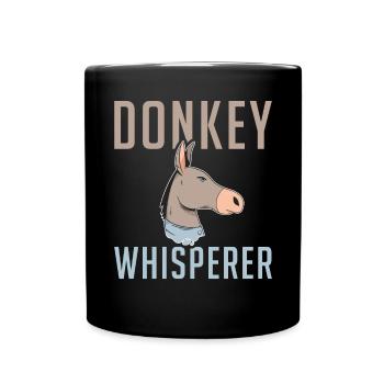 Donkey Lover Gifts - Tasse einfarbig - Schwarz - Vorne
