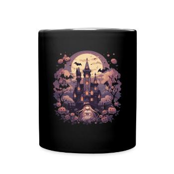 Hexe Helloween Hexen Outfit Hexen - Tasse einfarbig - Schwarz - Vorne
