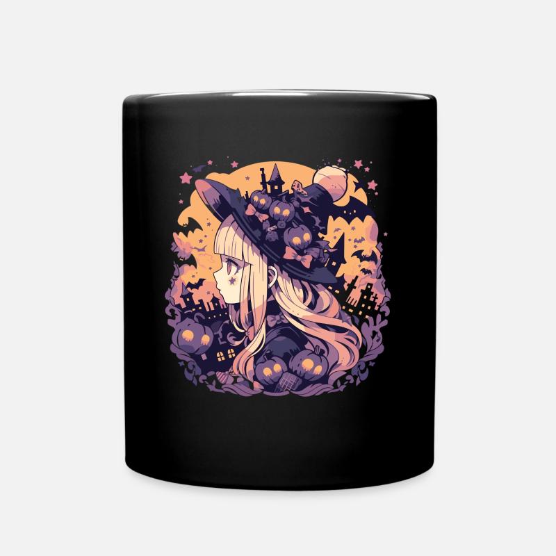 Hexe Helloween Hexen Outfit Hexen - Tasse einfarbig - Schwarz