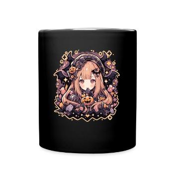 Witch Helloween Witches Outfit Witches - Full Colour Mug - black - Front