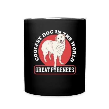 Chien de montagne pyrénéen Chien de montagne Propriétaire Chien Cadeau - Mug uni - noir - Devant