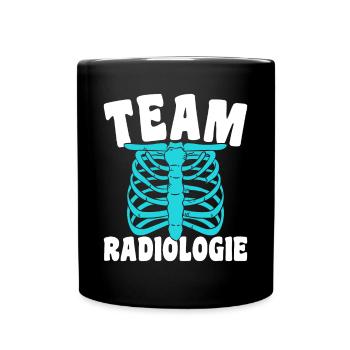 MTRA Röntgen Radiologie Radiologe - Tasse einfarbig - Schwarz - Vorne