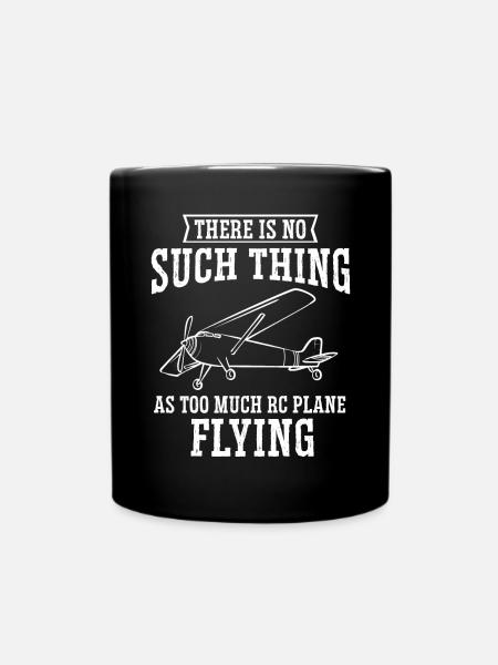 Ferngesteuertes Flugzeug Modellflugzeug - Tasse einfarbig - Schwarz