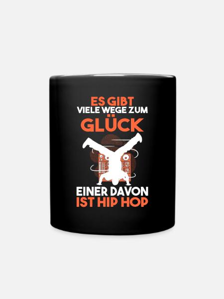 Hip Hop Tänzer - Tasse einfarbig - Schwarz