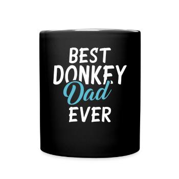 Cadeaux d’amoureux de l’âne - Mug uni - noir - Devant