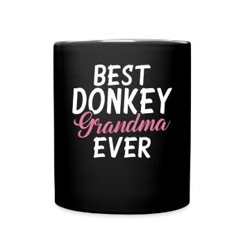 Cadeaux d’amoureux de l’âne - Mug uni - noir - Devant