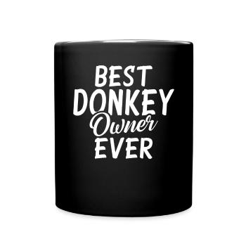 Cadeaux d’amoureux de l’âne - Mug uni - noir - Devant