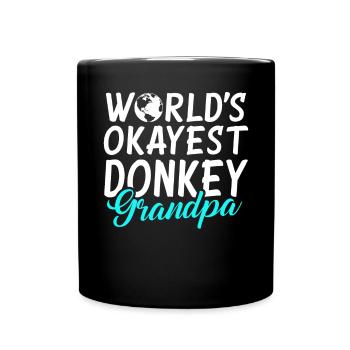 Cadeaux d’amoureux de l’âne - Mug uni - noir - Devant
