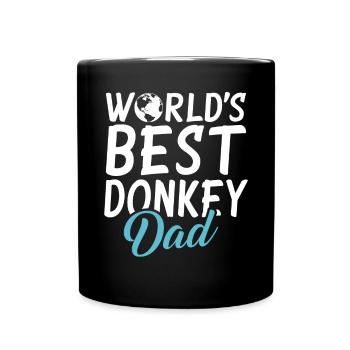 Donkey Lover Gifts - Tasse einfarbig - Schwarz - Vorne