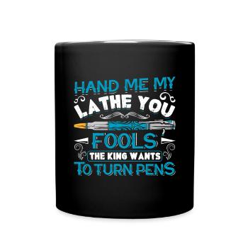 Pen Turning Kit - Full Colour Mug - black - Front