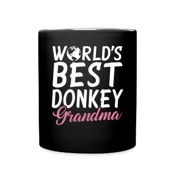 Cadeaux d’amoureux de l’âne - Mug uni - noir - Devant