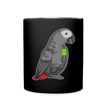 Perroquet Popsicle - Mug uni - noir - Devant