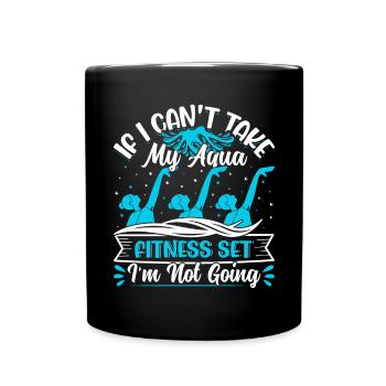 Aerobic Exercise Designs - Tasse einfarbig - Schwarz - Vorne