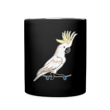 Parrot Skater Skateboard - Mug uni - noir - Devant
