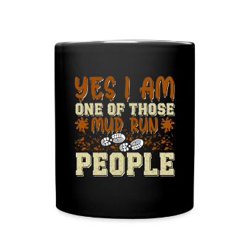 Course drôle parfaite - Mug uni - noir - Devant