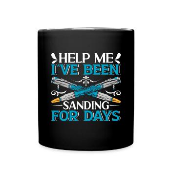 Pen Turning Kit - Full Colour Mug - black - Front