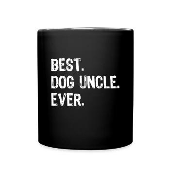 Best Dog Uncle Ever Funny Cool - Full Colour Mug - black - Front
