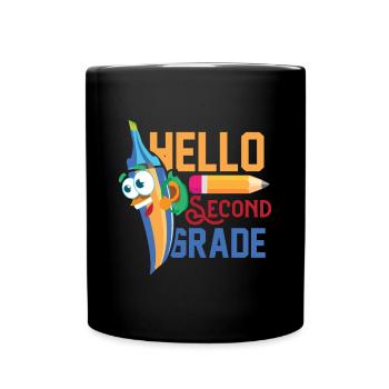 Zweite Klasse Rainbow Girls Jungen Lehrerteam 2. - Tasse einfarbig - Schwarz - Vorne