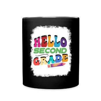 Zweite Klasse Rainbow Girls Jungen Lehrerteam 2. - Tasse einfarbig - Schwarz - Vorne