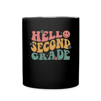 Zweite Klasse Rainbow Girls Jungen Lehrerteam 2. - Tasse einfarbig - Schwarz - Vorne