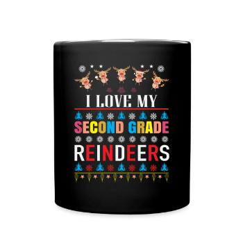 Zweite Klasse Rainbow Girls Jungen Lehrerteam 2. - Tasse einfarbig - Schwarz - Vorne