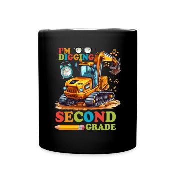 Zweite Klasse Rainbow Girls Jungen Lehrerteam 2. - Tasse einfarbig - Schwarz - Vorne