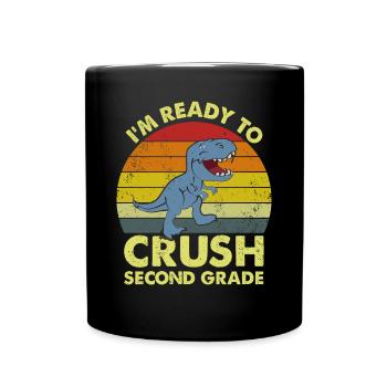 Zweite Klasse Rainbow Girls Jungen Lehrerteam 2. - Tasse einfarbig - Schwarz - Vorne
