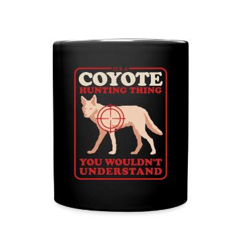 Hunter Hunt Hunt Huntress Hunting License Gift - Full Colour Mug - black - Front