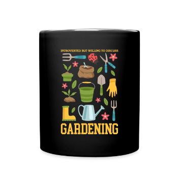 Garden Home Gardener Gardener Gardener Gardening Gift - Full Colour Mug - black - Front
