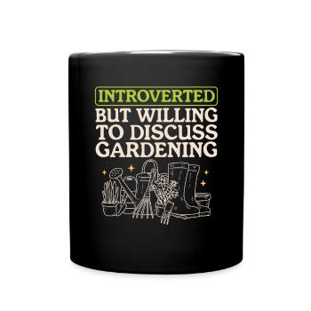 Garden Gardener Home Gardener Gardening Gift - Full Colour Mug - black - Front