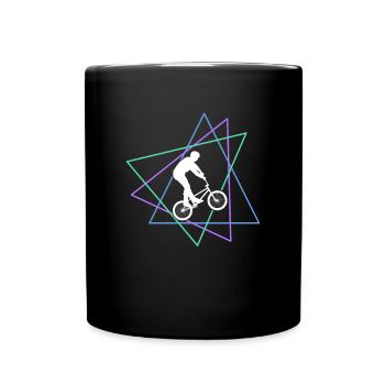bmx - Full Colour Mug - black - Front