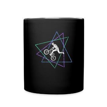 bmx - Full Colour Mug - black - Front