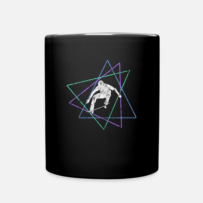 Skating - Tasse einfarbig - Schwarz