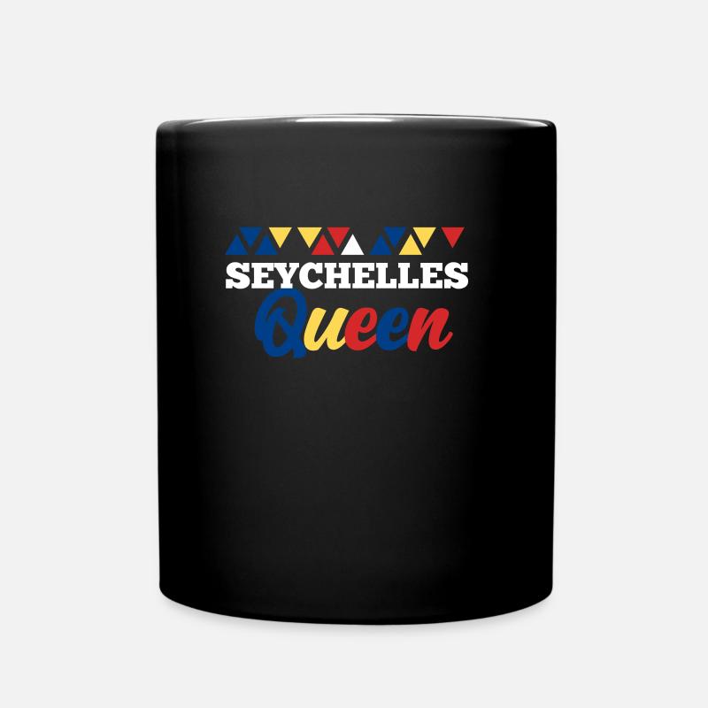 Seychellen - Tasse einfarbig - Schwarz