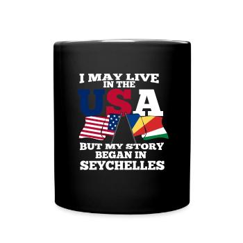 Seychelles - Full Colour Mug - black - Front