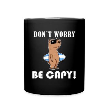Capybara Wasserschwein Capybaras - Mug uni - noir - Devant