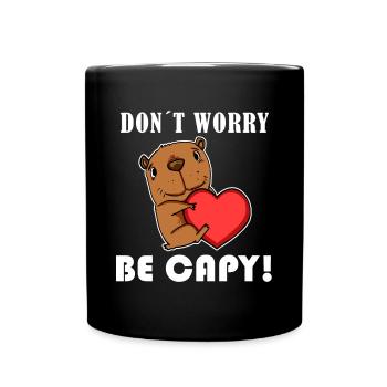 Capybara Wasserschwein Capybaras - Mug uni - noir - Devant