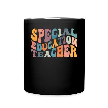 Groovy Enseignant en éducation spécialisée SPED - Mug uni - noir - Devant