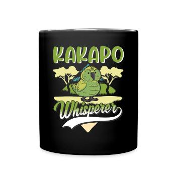 Kakapo Whisperer Night Parrot - Full Colour Mug - black - Front