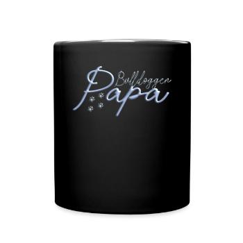 Chien Bulldog Dog Propriétaire Gechenkidee - Mug uni - noir - Devant