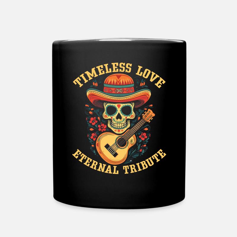 Dia De Los Muertos Sugar Skull Vacances mexicaines - Mug uni - noir