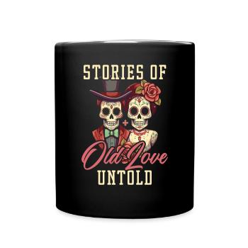Dia de los Muertos Sugar Skull Mexikanischer Feiertag - Tasse einfarbig - Schwarz - Vorne