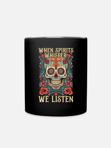 Dia De Los Muertos Sugar Skull Vacances mexicaines - Mug uni - noir
