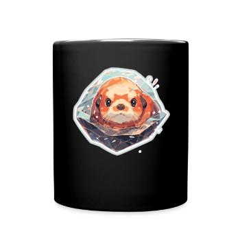 Otter Sea Otter Otter Otter Breeding Animals - Full Colour Mug - black - Front