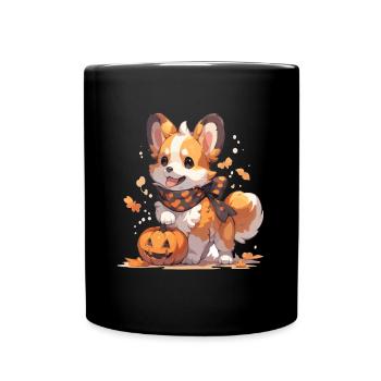 Corgi Corgi Dog Corgi Halloween Corgis Pet - Full Colour Mug - black - Front