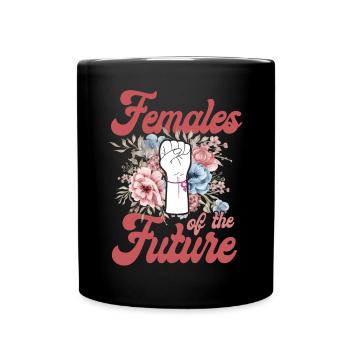 Femmes féministes du futur - Mug uni - noir - Devant
