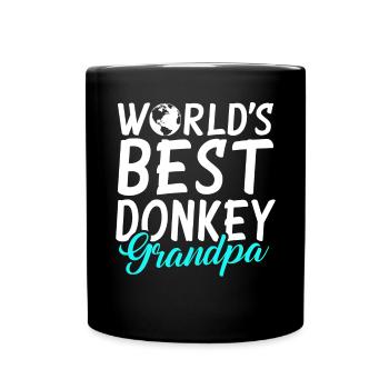 Cadeaux d’amoureux de l’âne - Mug uni - noir - Devant