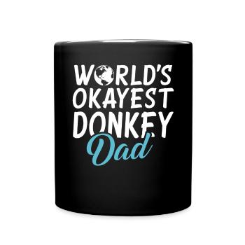 Cadeaux d’amoureux de l’âne - Mug uni - noir - Devant