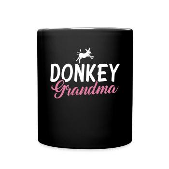 Donkey Lover Gifts - Tasse einfarbig - Schwarz - Vorne